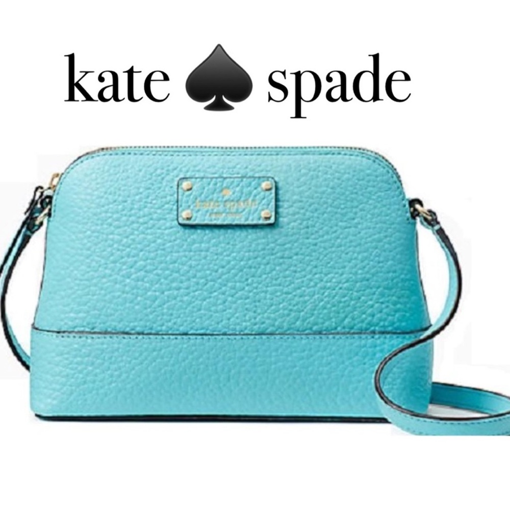 Kate Spade Southport Ave Hanna Blue Crossbody/Dome Bag